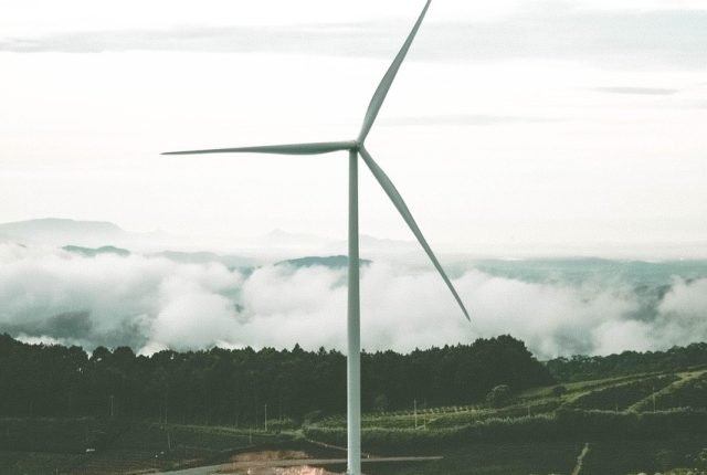windmill, wind turbine, nature, clouds, sky, wind energy, landscape